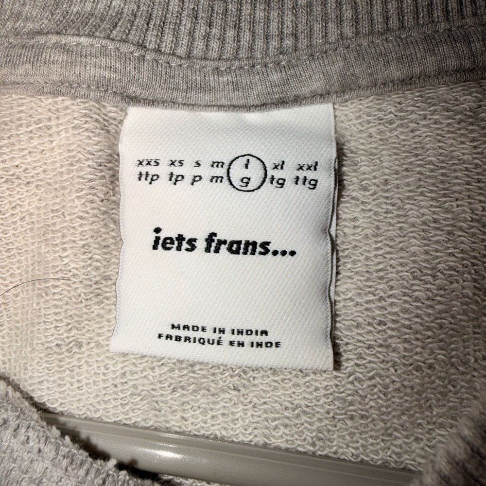 Iets Frans Light Gray Sweater - Picture 3 of 4